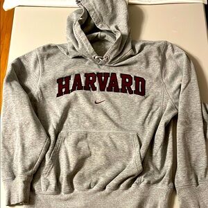 Nike Gray Harvard Logo Hoodie